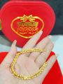 Lắc tay cưới 1 chỉ chuẩn màu 24.k cao cấp K.124. 