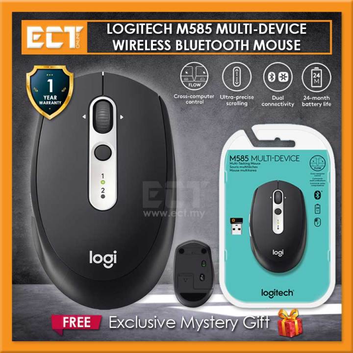 Logitech M585 Multi-Device Wireless Mouse with Flow Tech