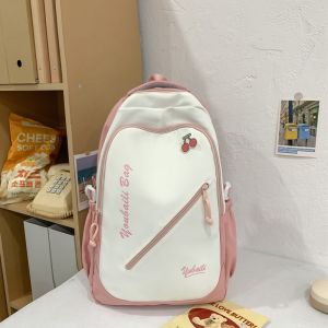 Fashionable Backpack for Middle School and College Students Cute and Simple Backpack ins Lightweight large-capacity travel bag