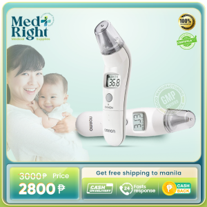 OMRON Digital Ear Thermometer TH839S Accurate Temperature Measurement Fast and Easy Use for Adults & Children