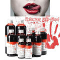 ❤️【Same Day Delivery】 120/30ml Ultra-Realistic Fake Blood for Bloody Nose Eyes Ears Party Vampire Zombie Makeup Props Halloween Cos Decoration LZC-Fake-Blood. 