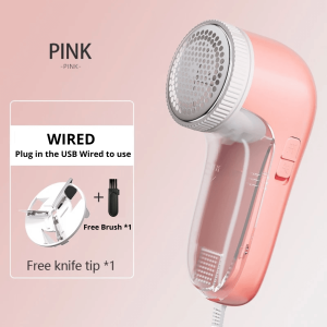 🐻DAILY2U🐻 Cordless Electric Lint Remover Fabric Shaver Electric USB Powered Cord Sweater Shaver Remove Lints Balls Pills for Clothes