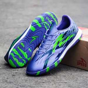 Sepatu Futsal SPECS Accelerator Alpha XTD Elite FG IN Violete Green Gecko/Lilac Blue Sepatu Olahraga Futsal pria Wanita Dewasa Terbaru Sepatu Bola Specs Accelerator Alpha XTD Elite Dwishoes