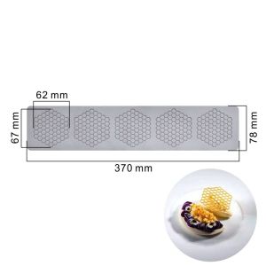 1PC Honeycomb Butterfly Silicone Cake Lace Mold Cake Decorating Border 3D Leaves Fondant Mold Chocolate Stencil Kitchen Baking Tool