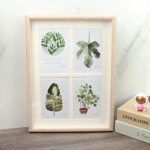 LZD  Nordic Creative Photo Frame Table Decoration Three-Dimensional Hollow Combination 6 Inch Two Three-in-One 4 Childrens Picture Frame Wall-Mounted Studio