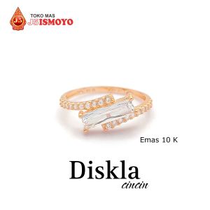 Cincin Emas Mas Asli Model Diskla J5 Ismoyo
