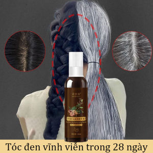 Hàn Quốc Tinh chất đen tóc Xịt tóc đen làm đen tóc100ml kích thích sự phát triển melanin của tóc tóc bạc chuyển sang