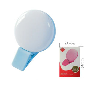 Ring Selfie Light Fill Light Rechargeable Cute LED Live Take Photo Flash Lights For Camera Phone Pigfly