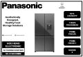PANASONIC Prime+ Edition Inverter 621L Dual Door Refrigerator with Prime Freeze & Prime Fresh+ NR-XY680YMMM. 