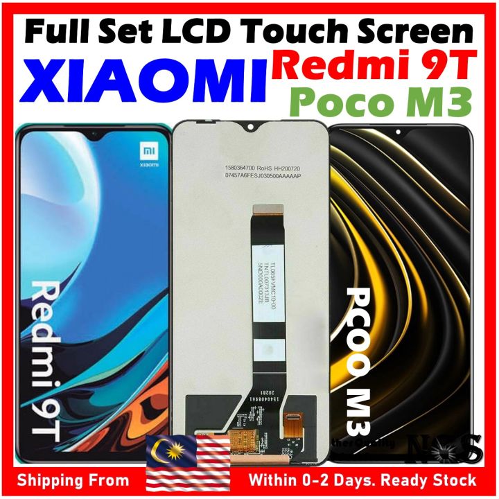 Ori Ngs Brand Full Set Lcd Touch Screen Compatible For Xiaomi Redmi 9t Xiaomi Poco M3 With