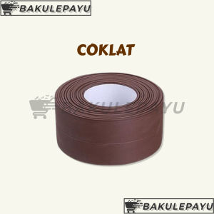 PEREKAT TAPE LAKBAN ANTI JAMUR AIR MINYAK PVC WASTAFEL DAPUR KAMAR MANDI SELA SIKU
