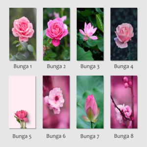 Hiasan Dinding Ruang Tamu Walldecor Kamar Tidur Lukisan Dinding Pajangan Dinding Bunga 036