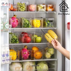Home Signature Kitchen Transparent Desktop Storage Box Drawer Sundries Cabinet Storage Basket Acrylic Ref Transparent Box