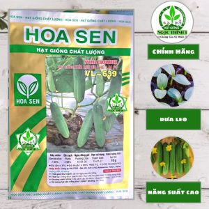 (Gói 10gr) Hạt Giống Dưa Leo Ưu Thế Lai F1 VL-639 HOA SEN