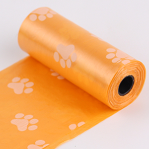 150pcs Pet Trash Bag Dog Poop Bag Printed Pet Garbage Disposable Trash Bag
