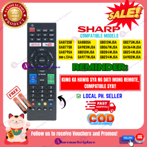SHARP AQOUS SMART TV REMOTE CONTROL HIGH-QUALITY SHARP GB275WJSA GB284WJSA GB234WJSA GB094WJSA GA983WJSA GB013WJSA GB254WJSA GA364WJSA 2T-C40AF1P SHARP SMART TV REMOTE CONTROL