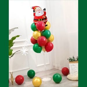 【จัดส่งจากประเทศไทย】ลูกโป่งคริสต์มาส ชุดลูกโป่ง จะส่องแสง สูง90-200cm ตกแต่งคริสต์มาส ตกแต่งห้างสรรพสินค้าปาร์ตี Merry Chrismas2026 การตกแต่งคริสต์มาส