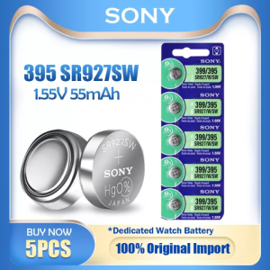 Sony 395 399 SR927SW SR927 AG7 LR927 SR927W 1.55V Silver Oxide Battery For Watch Toy Remote Control Calculator Button Coin Cell
