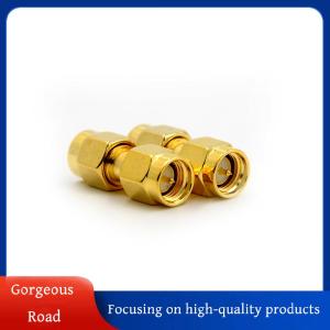 [Gorgeous] Hot Sale 2Pcs SMA Male to SMA Male Plug in series RF Coaxial Adapter Connector
