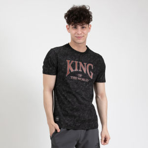 Forest Pigment Dye Tee Crew Neck Short Sleeve T Shirt Men | Regular cut Tee Shirt Men - 621375