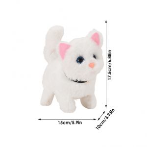 Electric kitten machine pet cat simulation will move will call plush toys