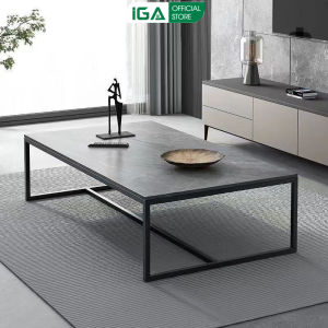 Bàn trà sofa phủ melamin vân đá sang trọng thương hiệu IGA - GM150