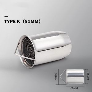 51MM Universal Front Mid End Catalyst DB Killer for Motorcycle Exhaust Muffler Silencer Noise Sound Eliminator