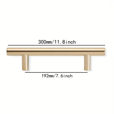 350mm Stainless Steel Kitchen Door Cabinet T Bar Handle Pull Knob Cabinet Knobs Furniture Cupboard Drawer Handle