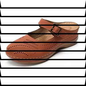 [Free Shipping] New Summer Large Size Wedge Heel Vintage Frosted Hollow Breathable Womens Sandals