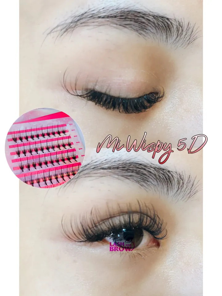 Lông mi Trụ Katun - Mi fan sẵn Wispy 5D 007 độ cong C - nối mi Thiết Kế -  Hani Beauty | Lazada.vn