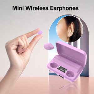 Tws Bluetooth Headset Mini Invisible Earphone Small Binaural Sleep Wireless Headphones Super Long Battery Life Earbuds with Microphones for Mobile Phones