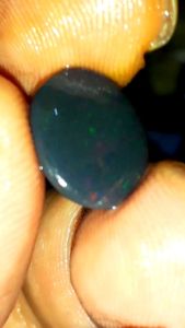 KALIMAYA BLACK OPAL BANTEN ASLI - Batu Kalimaya Asli Banten Jenis Kalimaya BO Kopi Translucent - Jarong Joss Full Dimensi Ideal 14x12x4mm (Kantoran) - Kondisi Mulus Atas Bawah - Stok Terbatas