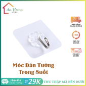 [SIÊU RẺ] Móc Dán Tường Trong Suốt Chịu Lực Siêu Dính ANHOME Giá Rẻ