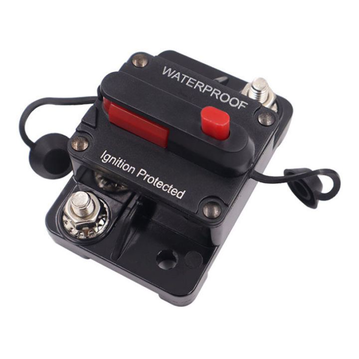 Manual Reset Circuit Breaker With Battery Mount For Boats – Seachoice Brand, Easy Install | Marine Grade