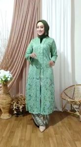 COD BAYAR DITEMPAT Setelan Abaya Kutubaru premium / setelan kebaya brokat ainun/ setelan kebaya brukat dan rok batik / setelan kebaya wanita / setelan kebaya modern terbaru