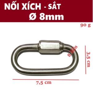 Nối xích C sắt Ø 4 5 6 8 10 12 mm
