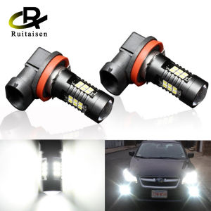 2Pcs H8 H11 Led HB4 9006 HB3 9005 Fog Lights Bulb 3030SMD 1200LM 6000K White Car Driving Running Lamp Auto Leds Light 12V 24V