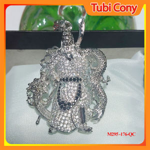 Mặt Dây Chuyền Quan Công Quan Thánh Màu Trắng M295-187-QC - Tubi Cony