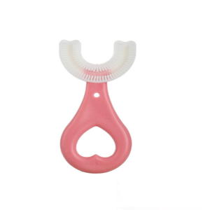 【BUY 1 TAKE 1】Baby Toothbrush U-Shape Toothbrush Kids Mousse Foam Toothpaste Set Teeth Cleaning