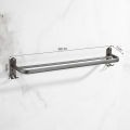 Local Stock baokemo Aluminum Multifunctional Towel Rack Double Towel Bars  Wall Mounted  Toilet Brush Toilet Tissue Box Bathroom Accessories. 