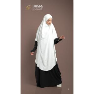 French Khimar Mecca Syari Daily Khimar Niqab Crinkle Premium Sayra Official