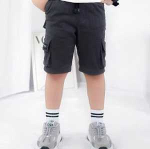 Celana Cargo Anak Laki-Laki Panjang Full Length Bahan Tebal - Zunior