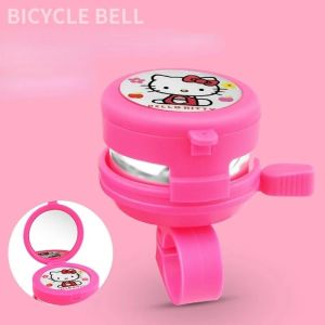 OKDEALS Cartoon Hello Kitty Bicycle Bell Anime Style Metal Ring MTB Bikes Handlebar Bell Warning Function Cartoon Anime Bell Kids Cycling