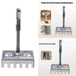 Professional Square Hole Cutter Punch Tool For Electrical Junction Box Efficient Drywalls Cutting Square Socket Puncher