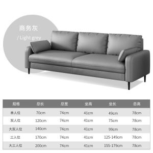 Nordic style modern technology cloth sofa living room double technology cloth clothing store apartment