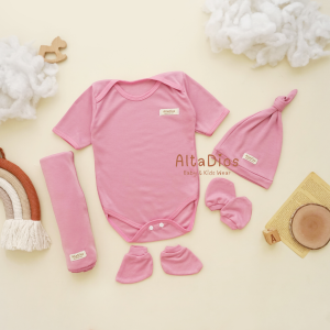 [Altadiosbaby] Kado BASIC Jumper Newborn +  Bedong Bayi Set + Topi Bayi + Sarung Tangan dan Kaos Kaki Bayi | Perlengkapan Bayi Baru Lahir | Bedong Bayi JUMBO Premium | Bedong Bayi Kaos Polos | Bedongan Bayi | Kain Bedong Bayi | Selimut Anak | STK