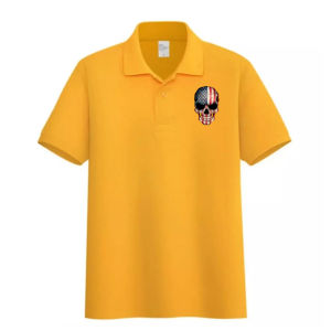 Kaos Kerah Pria Polo Motif Logo Skull - Polo Shirt Distro