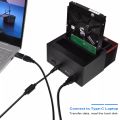 2.5"/3.5" USB 3.0 To 2 SATA Ports 1 IDE Port External HDD Hard Drive Disk Docking Station Card Reader USB3.0 Hub with OTB/OTC. 