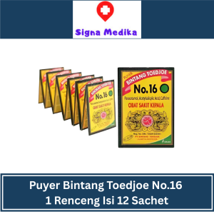Puyer Bintang 7 Renceng Isi 12 Sachet - Puyer Sakit Kepala