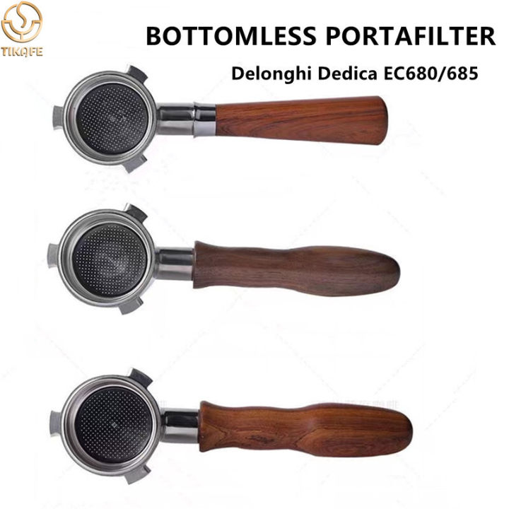 51Mm Bottomless Naked Portafilter Ears Fits Delonghi Dedica EC680/EC685  And SMEG, EUPA Espresso Machines With Filter Basket Lazada PH